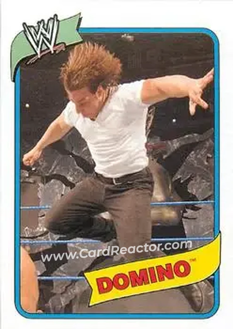2007 Topps Heritage III WWE #16 - Domino - Front