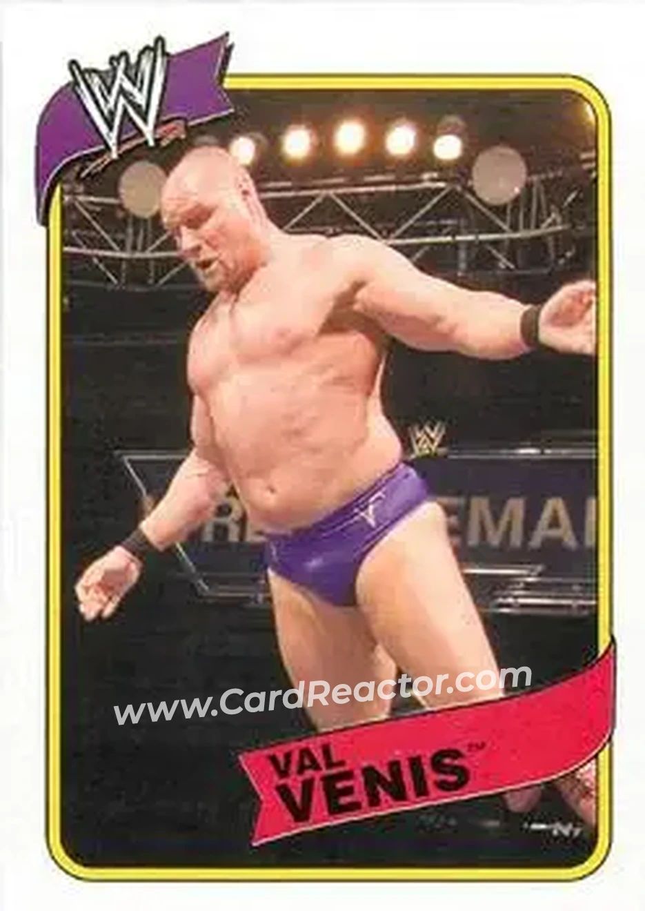 2007 Topps Heritage III WWE #18 - Val Venis - Front