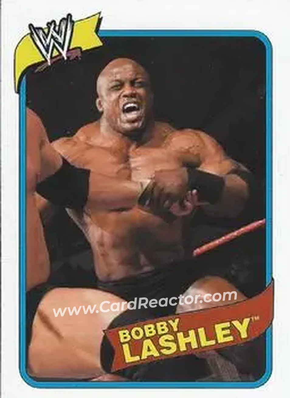 2007 Topps Heritage III WWE #19 - Bobby Lashley - Front