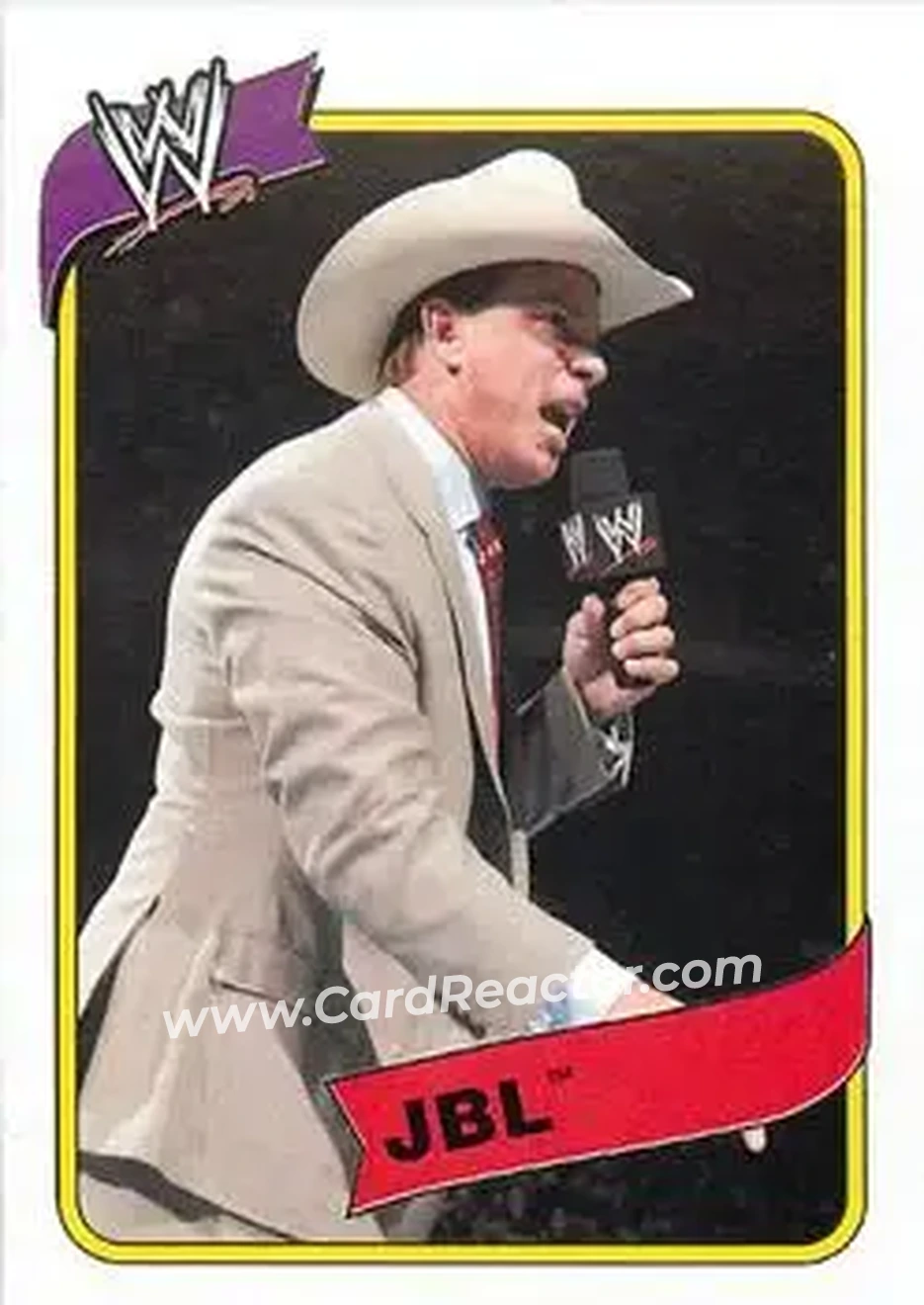 2007 Topps Heritage III WWE #25 - Blackjack Bradshaw - Front