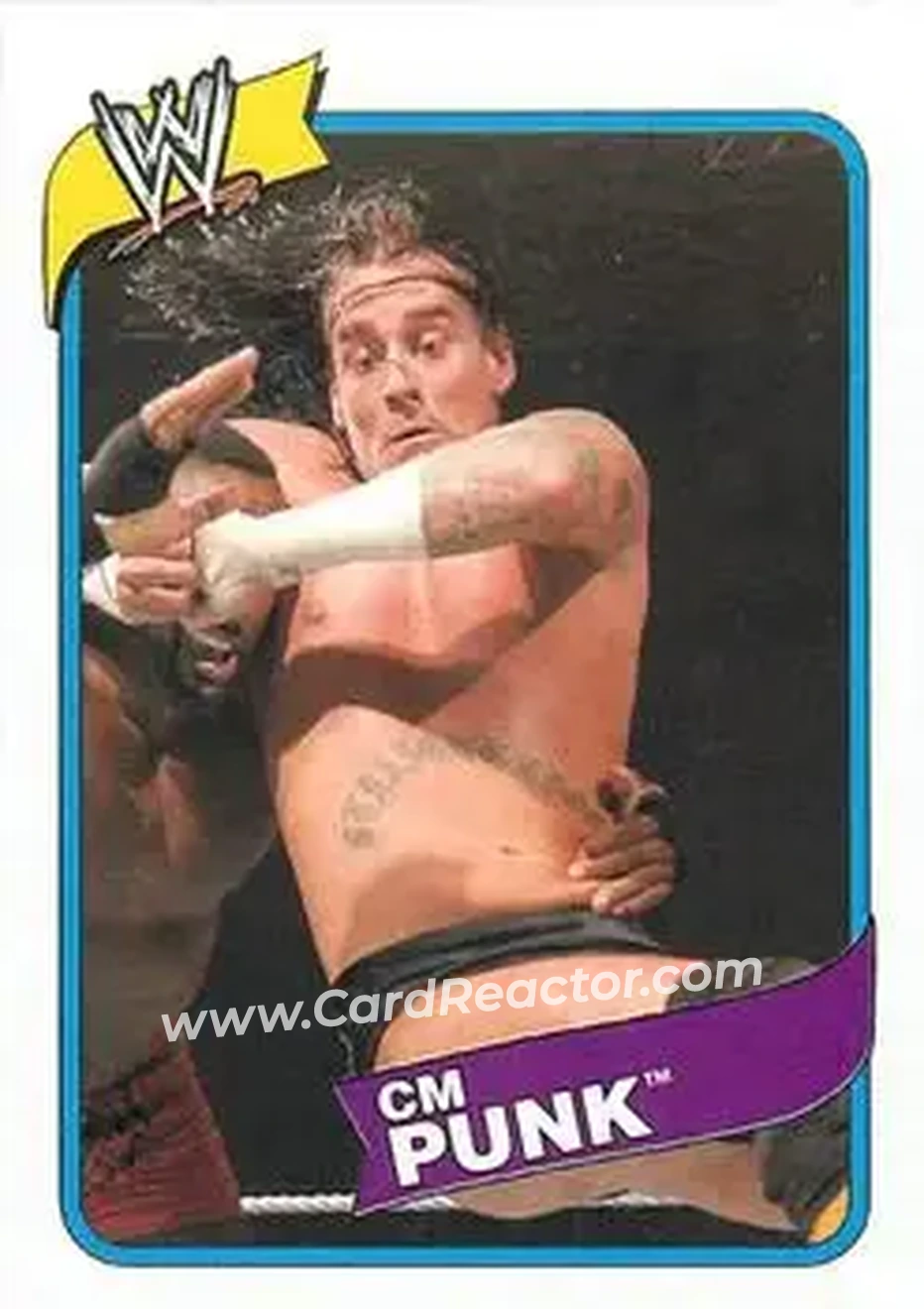2007 Topps Heritage III WWE #27 - CM Punk - Front