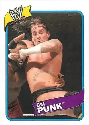 2007 Topps Heritage III WWE #27 - CM Punk