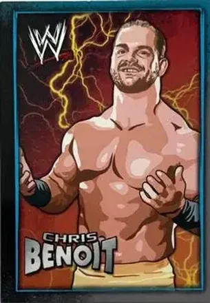 2007 Topps WWE Dog Tags Inserts #7 Chris Benoit