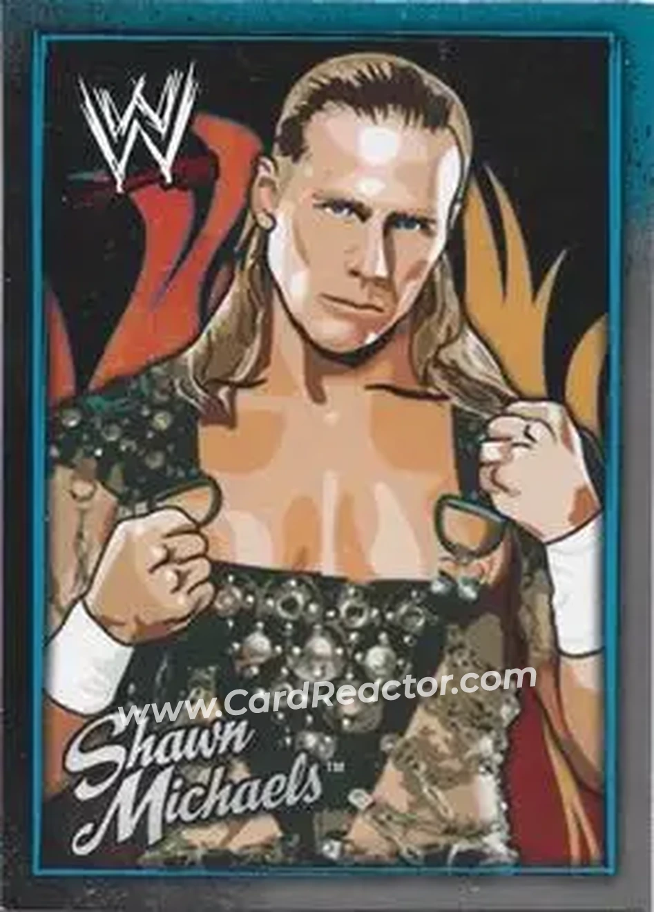 2007 Topps WWE Dog Tags Inserts #12 - Shawn Michaels - Front