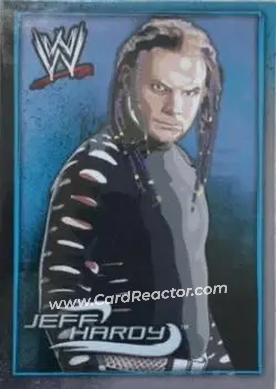 2007 Topps WWE Dog Tags Inserts #14 - Jeff Hardy - Front