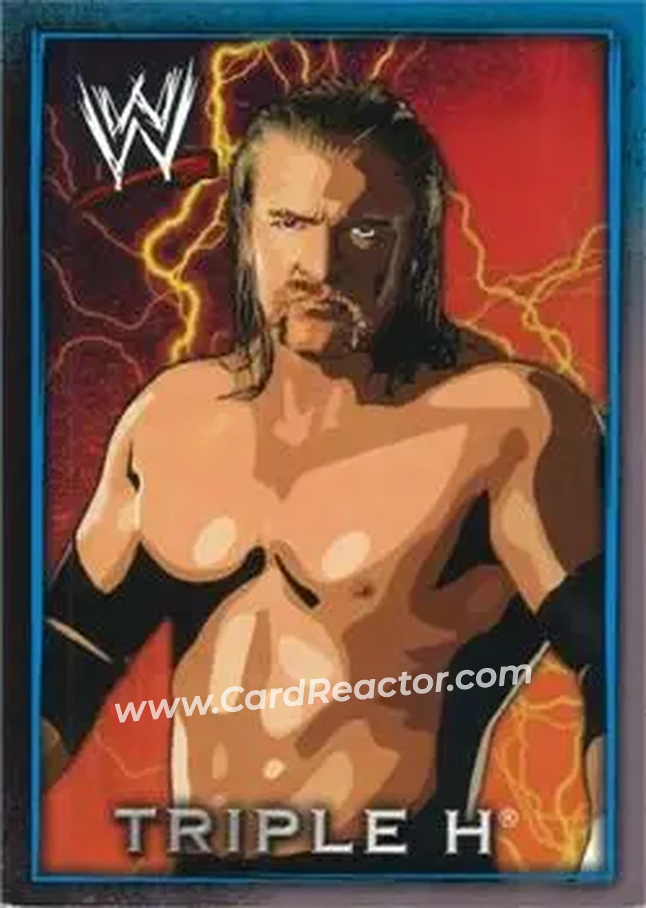 2007 Topps WWE Dog Tags Inserts #20 - Hunter Hearst Helmsley - Front