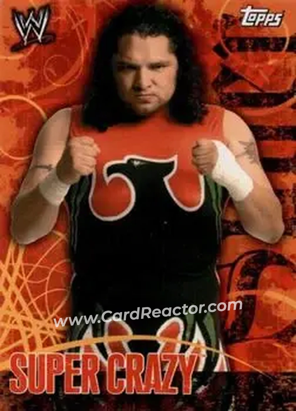 2007 Topps WWE Face-Off #30 - Super Crazy - Front