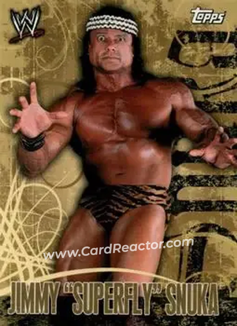 2007 Topps WWE Face-Off #123 - Superfly Jimmy Snuka - Front