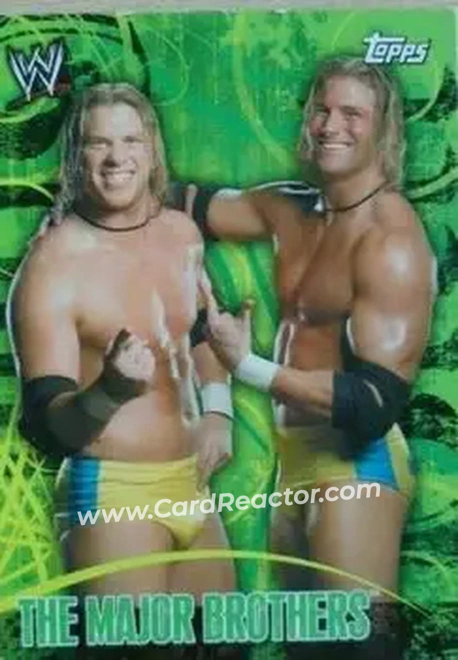 2007 Topps WWE Face-Off #111 - Major Brothers - Front