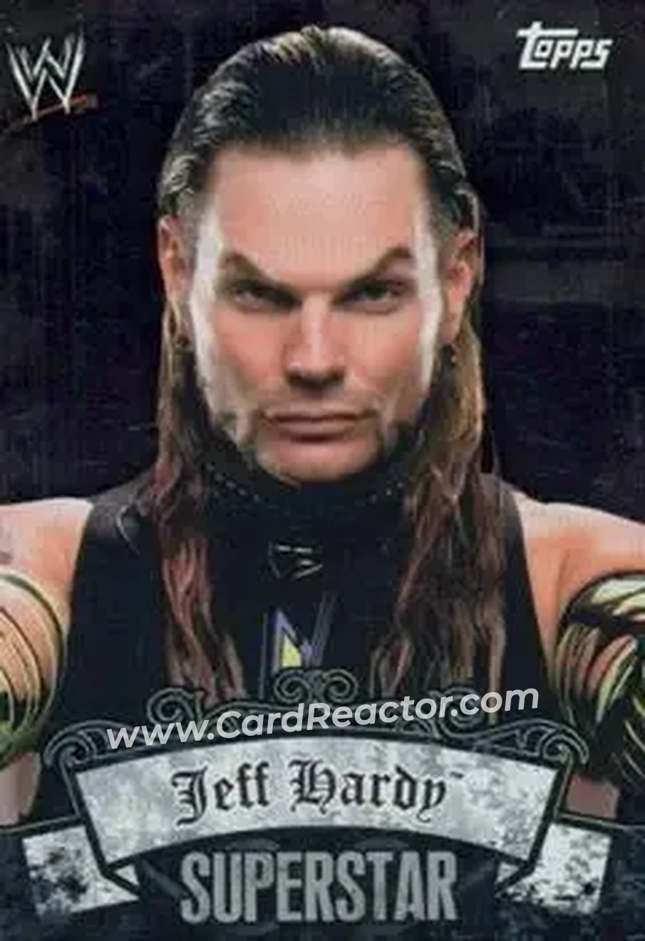 2007 Topps WWE Face-Off - Superstar Foils #S9 - Jeff Hardy - Front