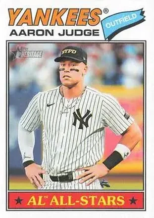 2026 Topps Heritage #10c - Aaron Judge - New York Yankees
