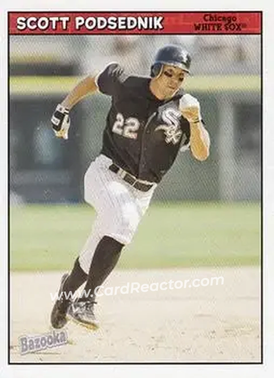 2006 Bazooka #2 - Scott Podsednik - Chicago White Sox - Front