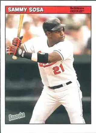 2006 Bazooka #3 - Sammy Sosa - Baltimore Orioles