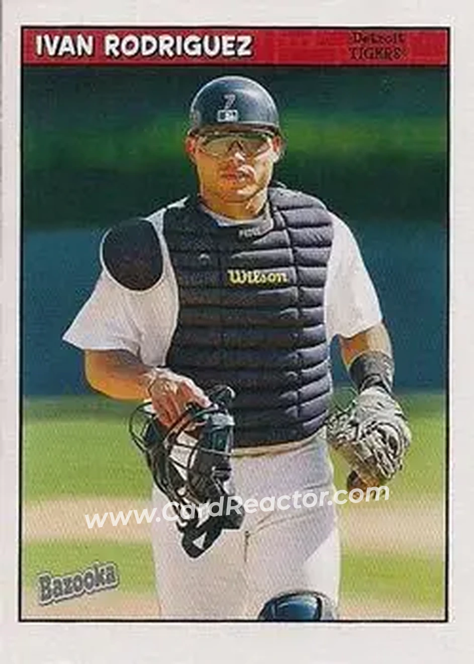 2006 Bazooka #4 - Ivan Rodriguez - Detroit Tigers - Front