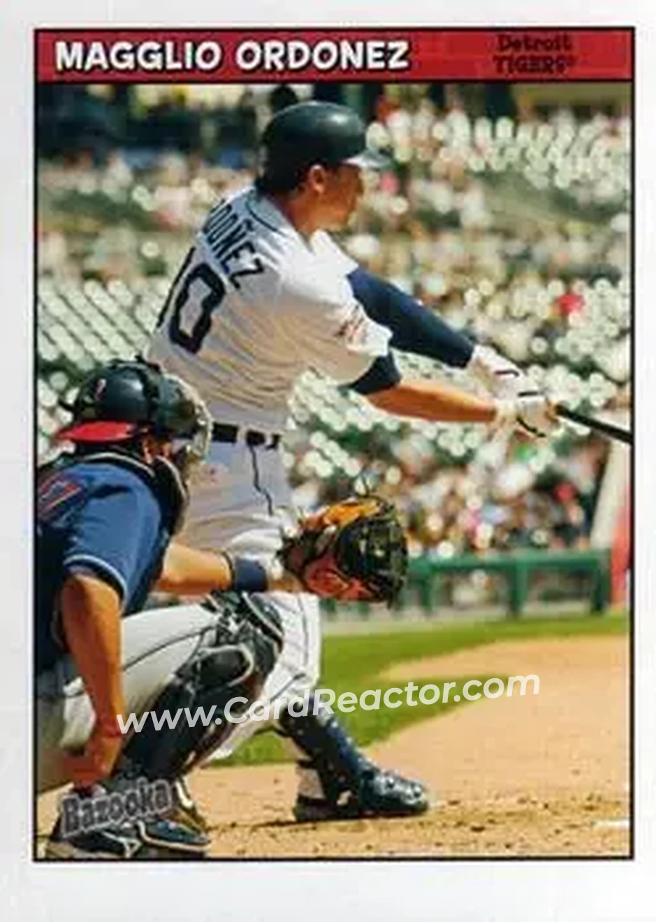 2006 Bazooka #12 - Magglio Ordonez - Detroit Tigers - Front