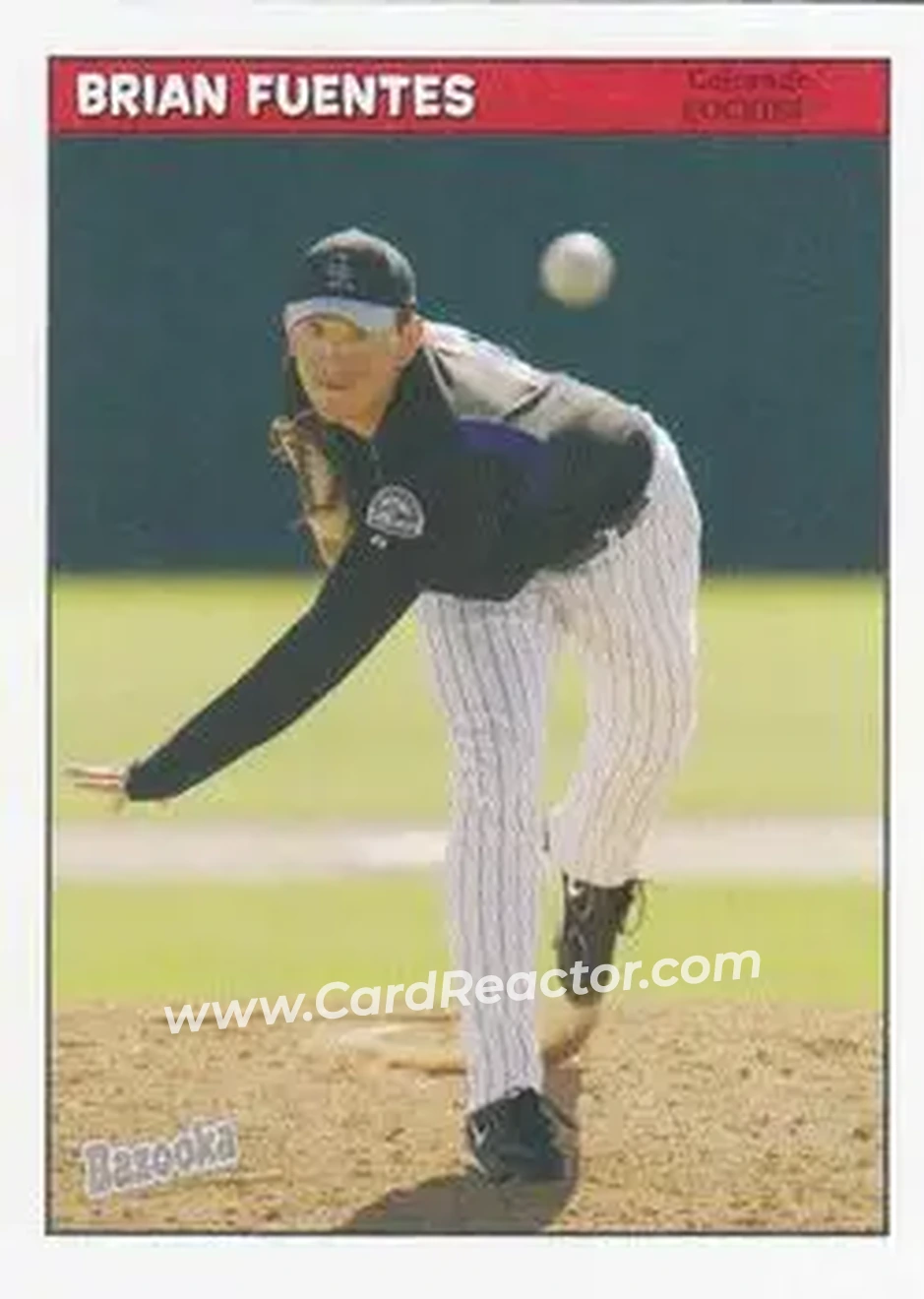 2006 Bazooka #17 - Brian Fuentes - Colorado Rockies - Front