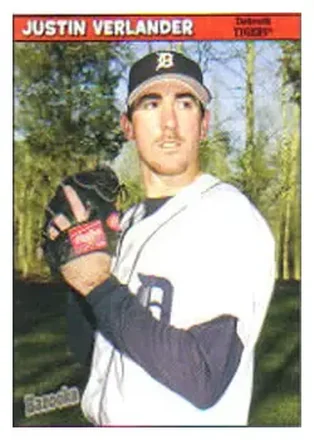 2006 Bazooka #21 - Justin Verlander - Detroit Tigers