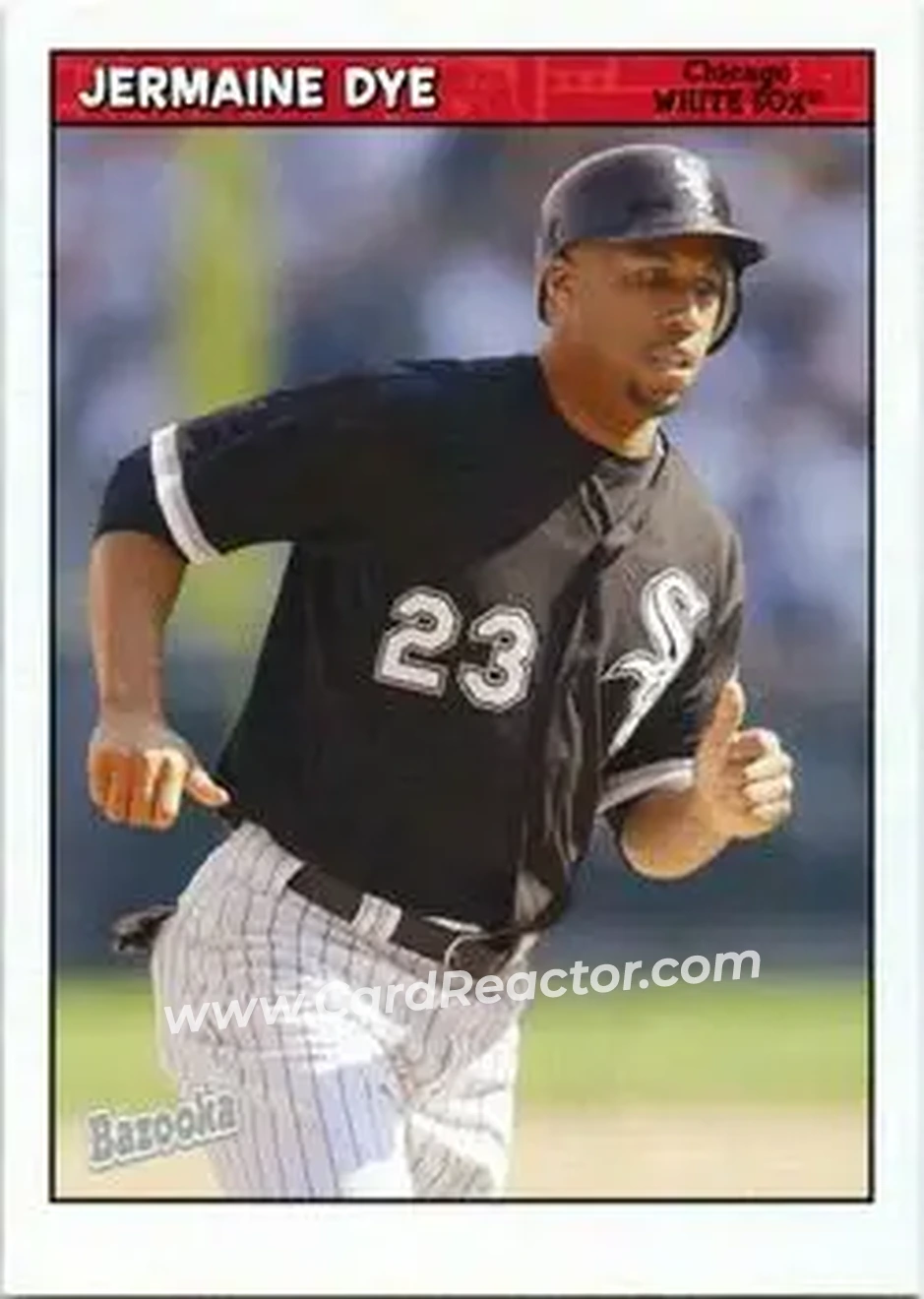2006 Bazooka #22 - Jermaine Dye - Chicago White Sox - Front