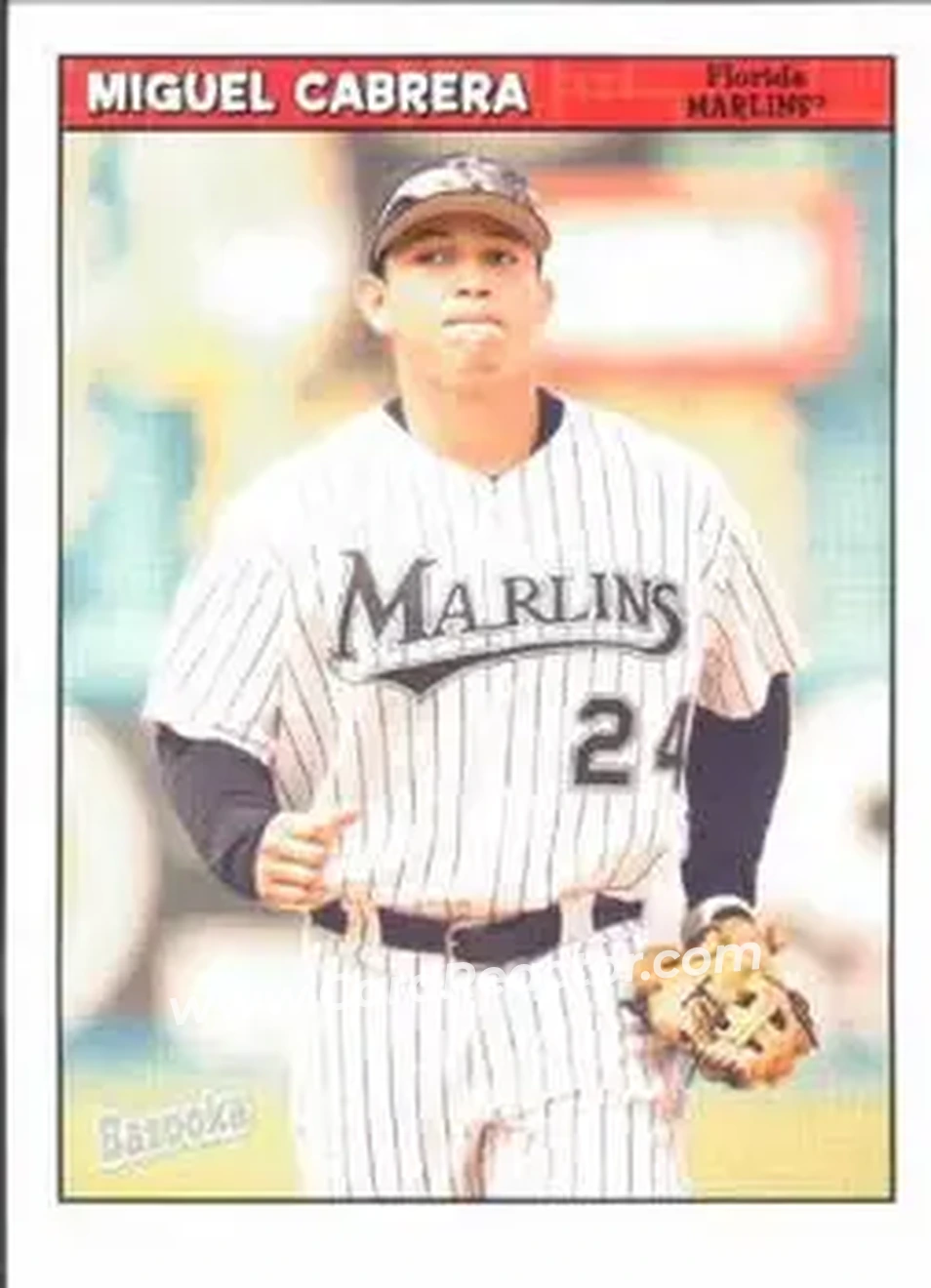2006 Bazooka #23 - Miguel Cabrera - Florida Marlins - Front