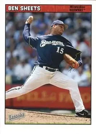 2006 Bazooka #26 - Ben Sheets - Milwaukee Brewers