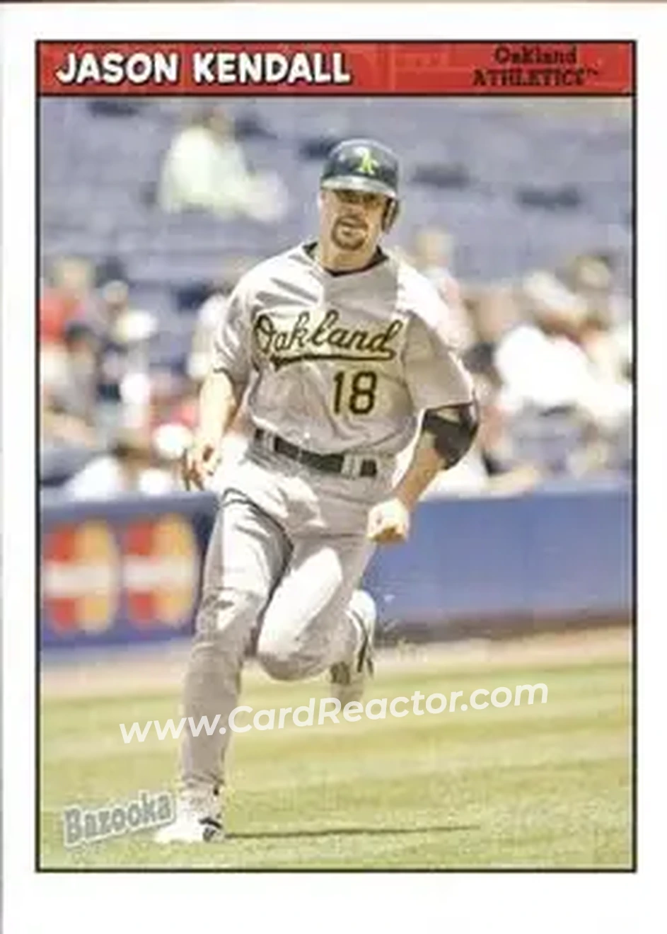 2006 Bazooka #30 - Jason Kendall - Oakland Athletics - Front