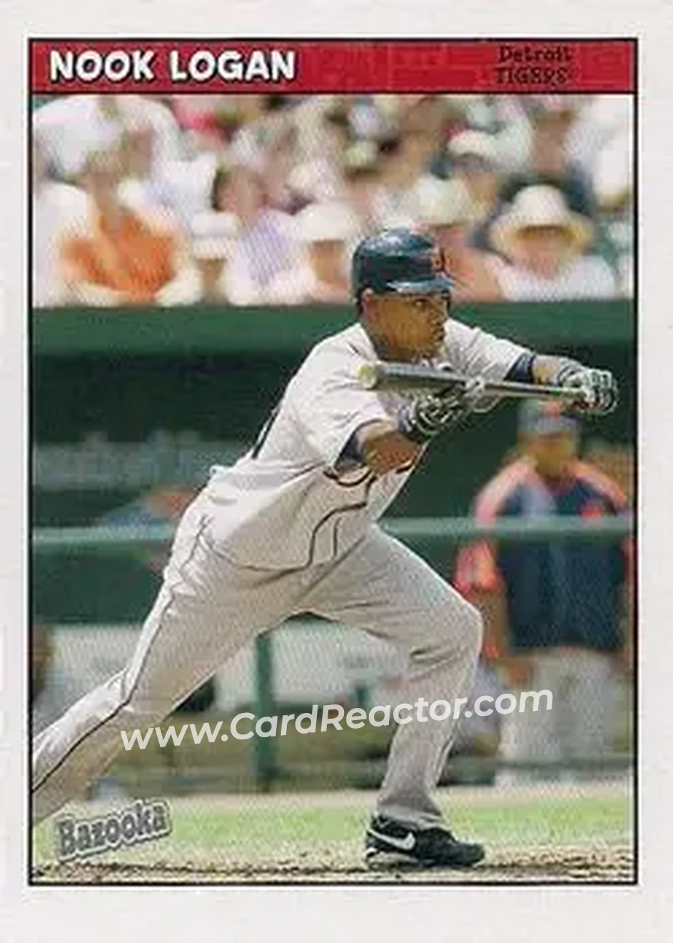 2006 Bazooka #7 - Nook Logan - Detroit Tigers - Front