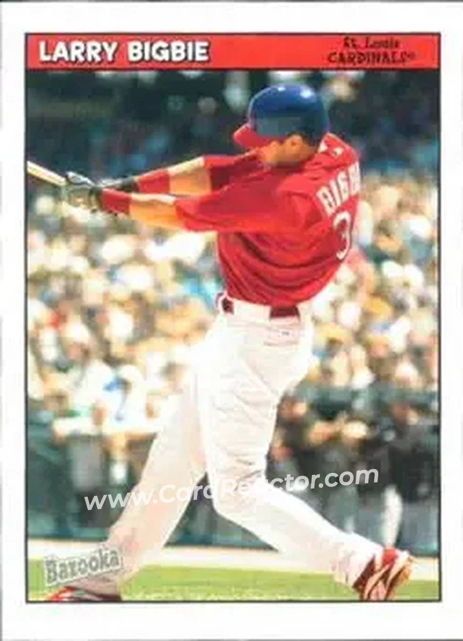 2006 Bazooka #11 - Larry Bigbie - St. Louis Cardinals - Front