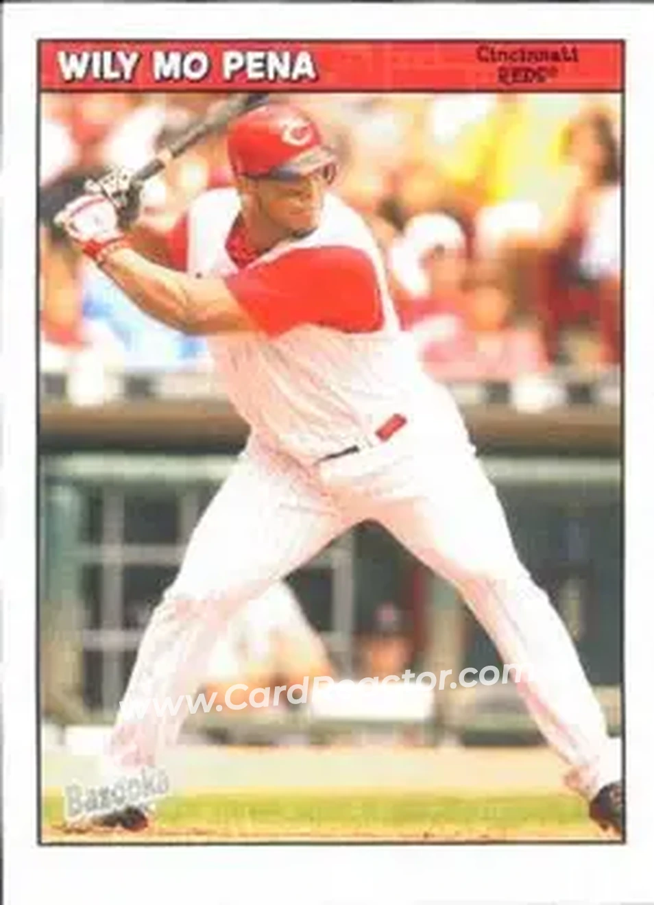 2006 Bazooka #18 - Wily Mo Pena - Cincinnati Reds - Front