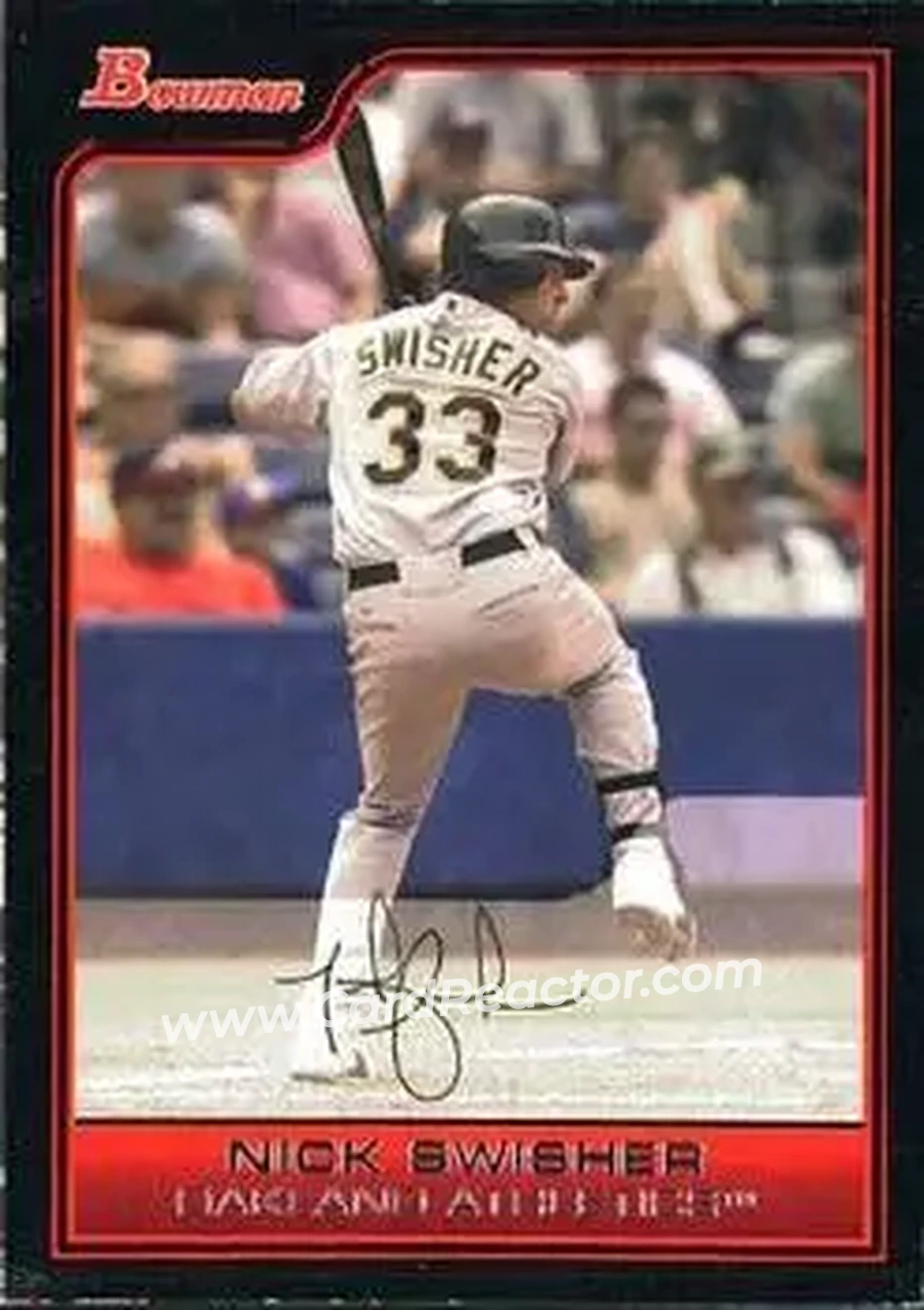 2006 Bowman #1 - Nick Swisher - Oakland Athletics - Front