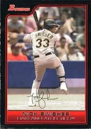 2006 Bowman #1 - Nick Swisher - Oakland Athletics