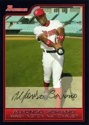 2006 Bowman #5 - Alfonso Soriano - Washington Nationals