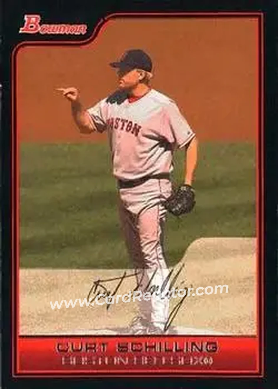 2006 Bowman #10 - Curt Schilling - Boston Red Sox - Front