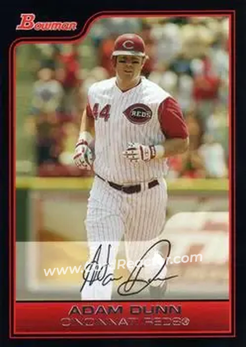 2006 Bowman #11 - Adam Dunn - Cincinnati Reds - Front
