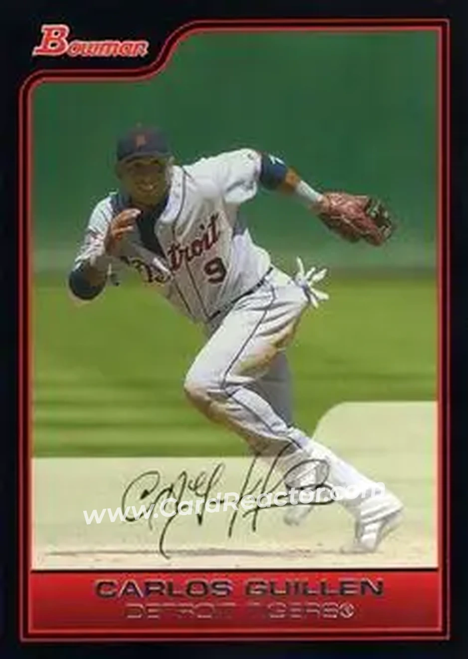 2006 Bowman #13 - Carlos Guillen - Detroit Tigers - Front