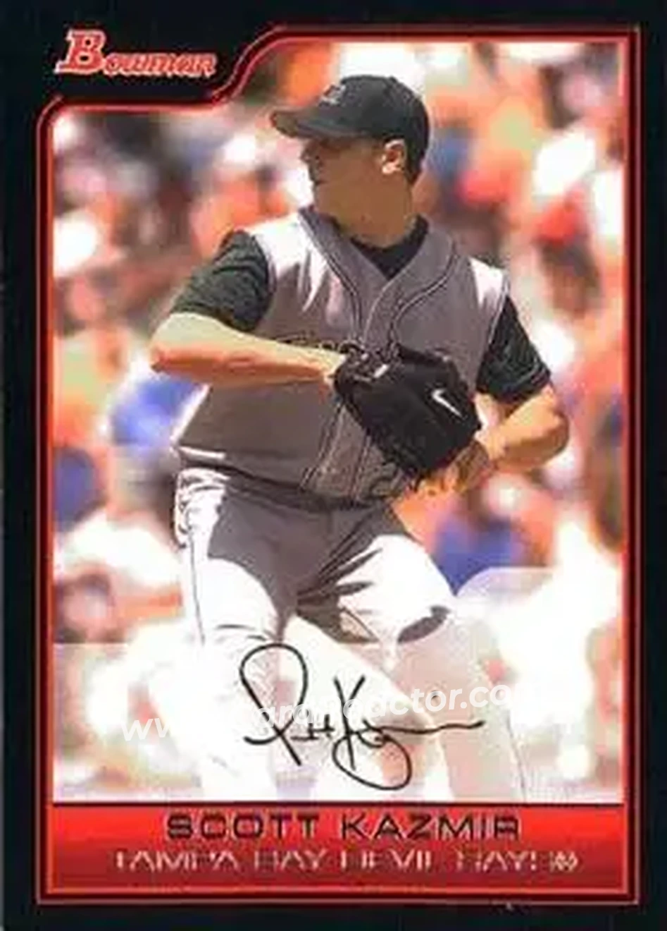 2006 Bowman #22 - Scott Kazmir - Tampa Bay Devil Rays - Front