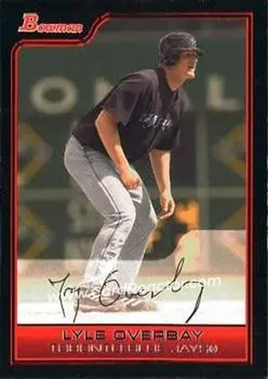 2006 Bowman #4 - Lyle Overbay - Toronto Blue Jays - Front