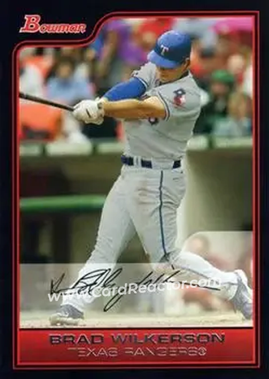 2006 Bowman #28 - Brad Wilkerson - Texas Rangers - Front