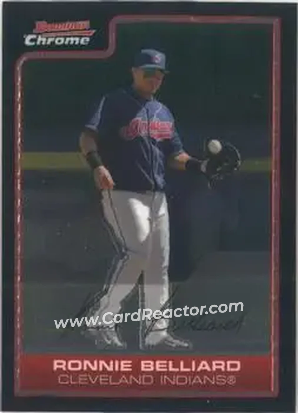 2006 Bowman Chrome #7 - Ronnie Belliard - Cleveland Indians - Front