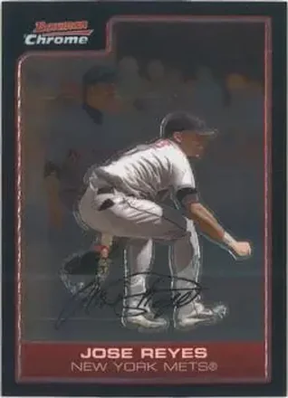 2006 Bowman Chrome #8 - Jose Reyes - New York Mets