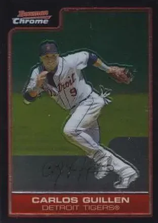 2006 Bowman Chrome #13 - Carlos Guillen - Detroit Tigers