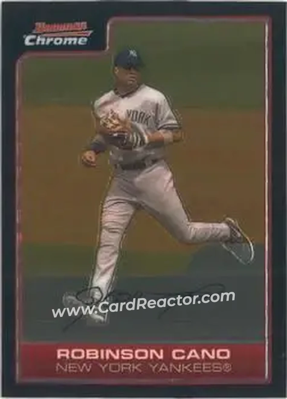2006 Bowman Chrome #15 - Robinson Cano - New York Yankees - Front