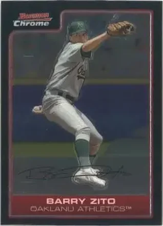 2006 Bowman Chrome #17 - Barry Zito - Oakland Athletics