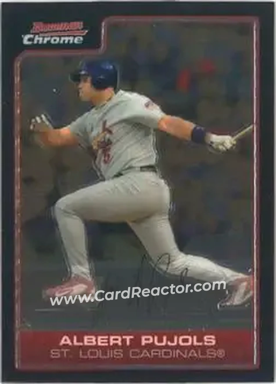 2006 Bowman Chrome #25 - Albert Pujols - St. Louis Cardinals - Front