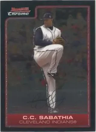 2006 Bowman Chrome #26 - CC Sabathia - Cleveland Indians