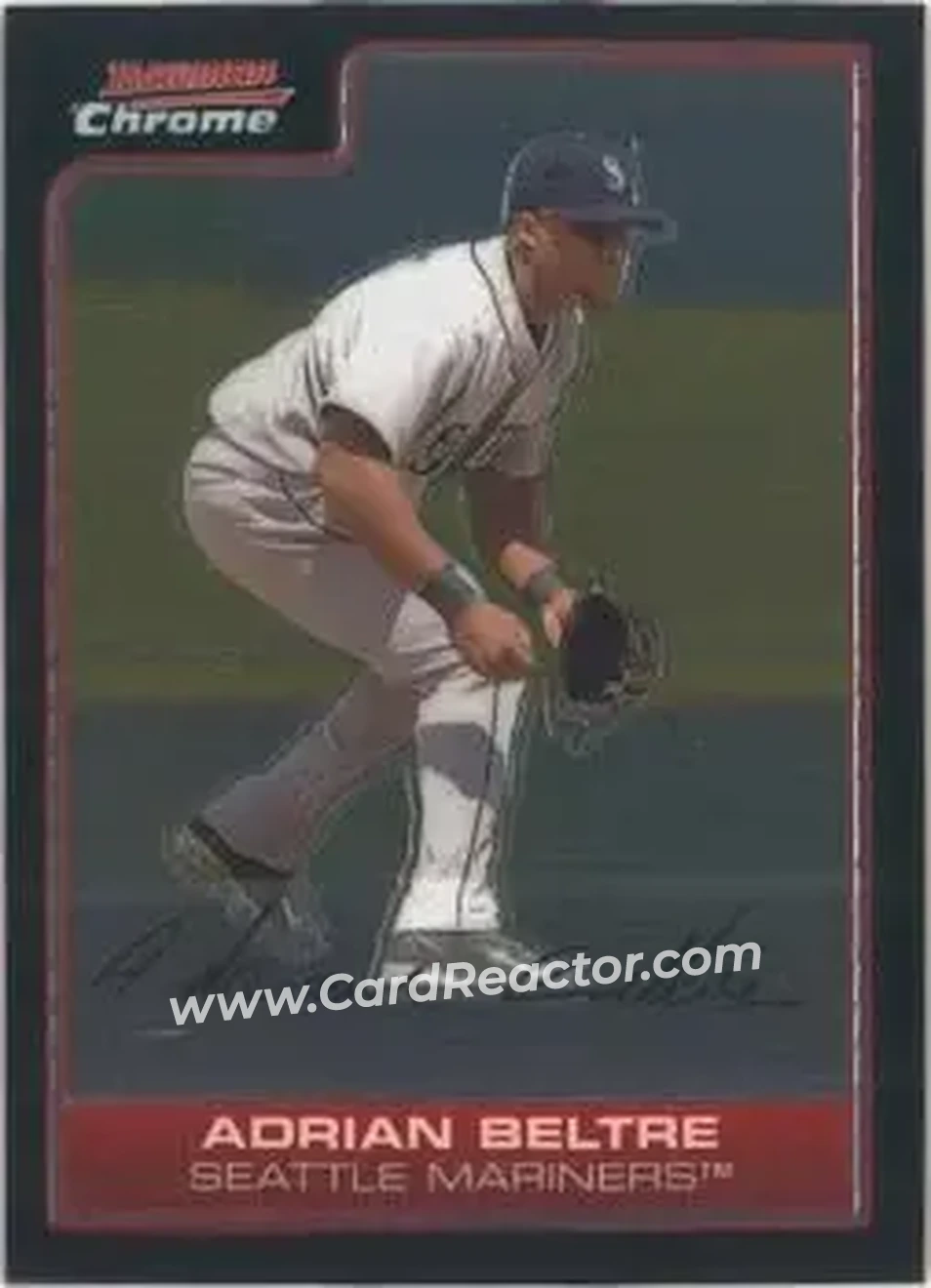2006 Bowman Chrome #27 - Adrian Beltré - Seattle Mariners - Front