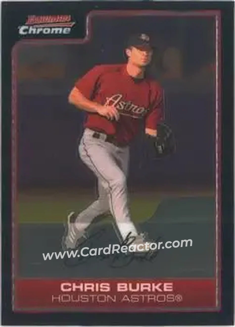 2006 Bowman Chrome #16 - Chris Burke - Houston Astros - Front