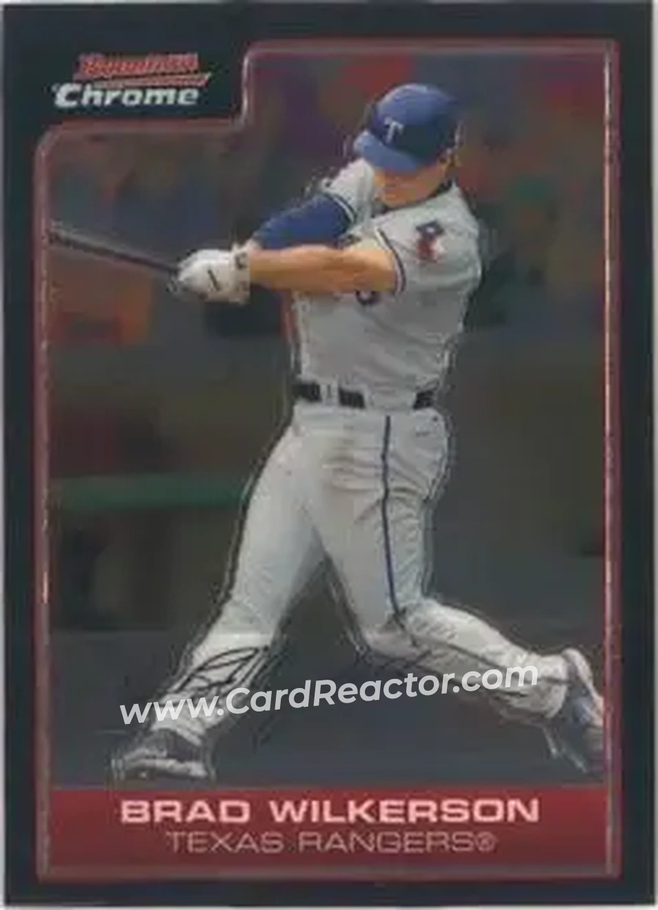 2006 Bowman Chrome #28 - Brad Wilkerson - Texas Rangers - Front