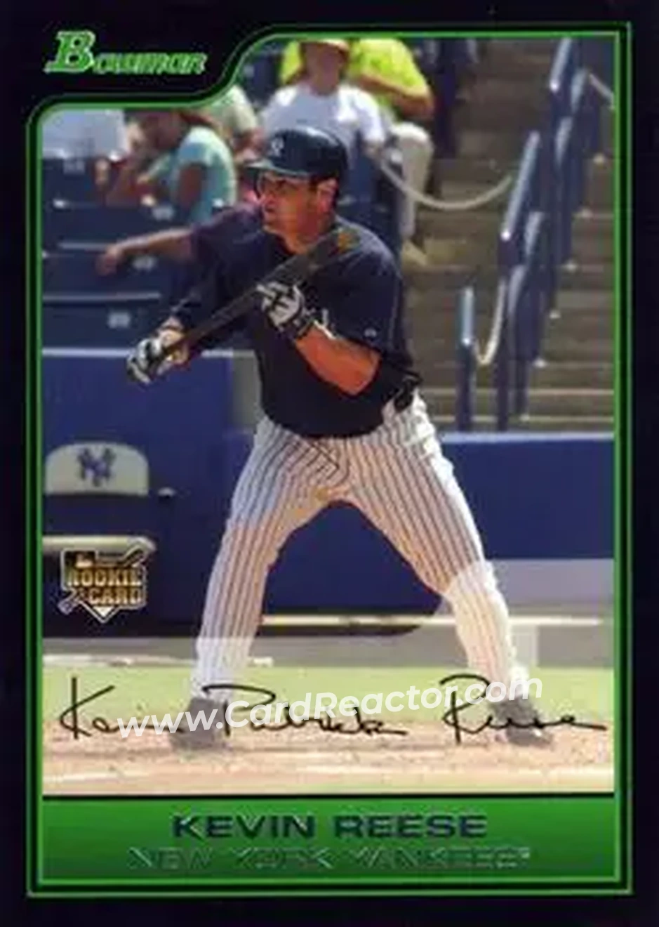 2006 Bowman Draft Picks & Prospects #BDP15 - Kevin Reese - New York Yankees - Front