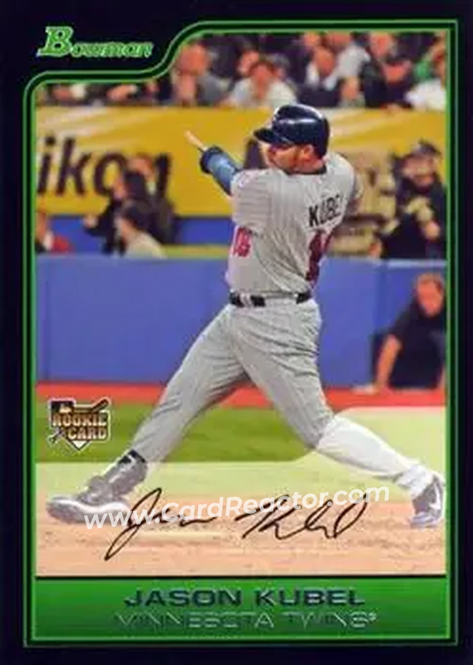 2006 Bowman Draft Picks & Prospects #BDP19 - Jason Kubel - Minnesota Twins - Front 2006 Bowman Draft Picks & Prospects #BDP19 - Jason Kubel - Minnesota Twins - Front