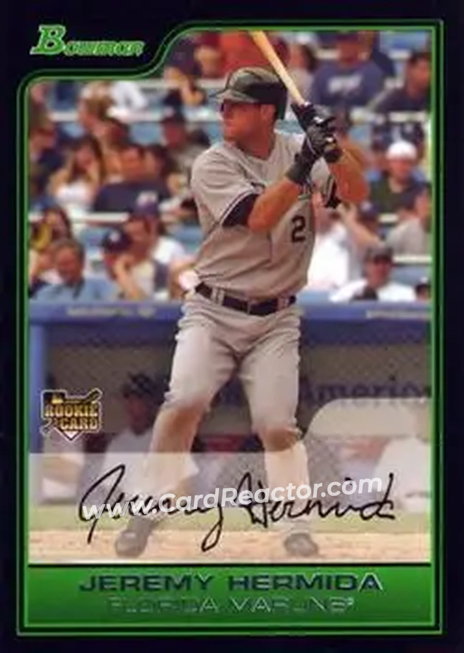 2006 Bowman Draft Picks & Prospects #BDP29 - Jeremy Hermida - Florida Marlins - Front